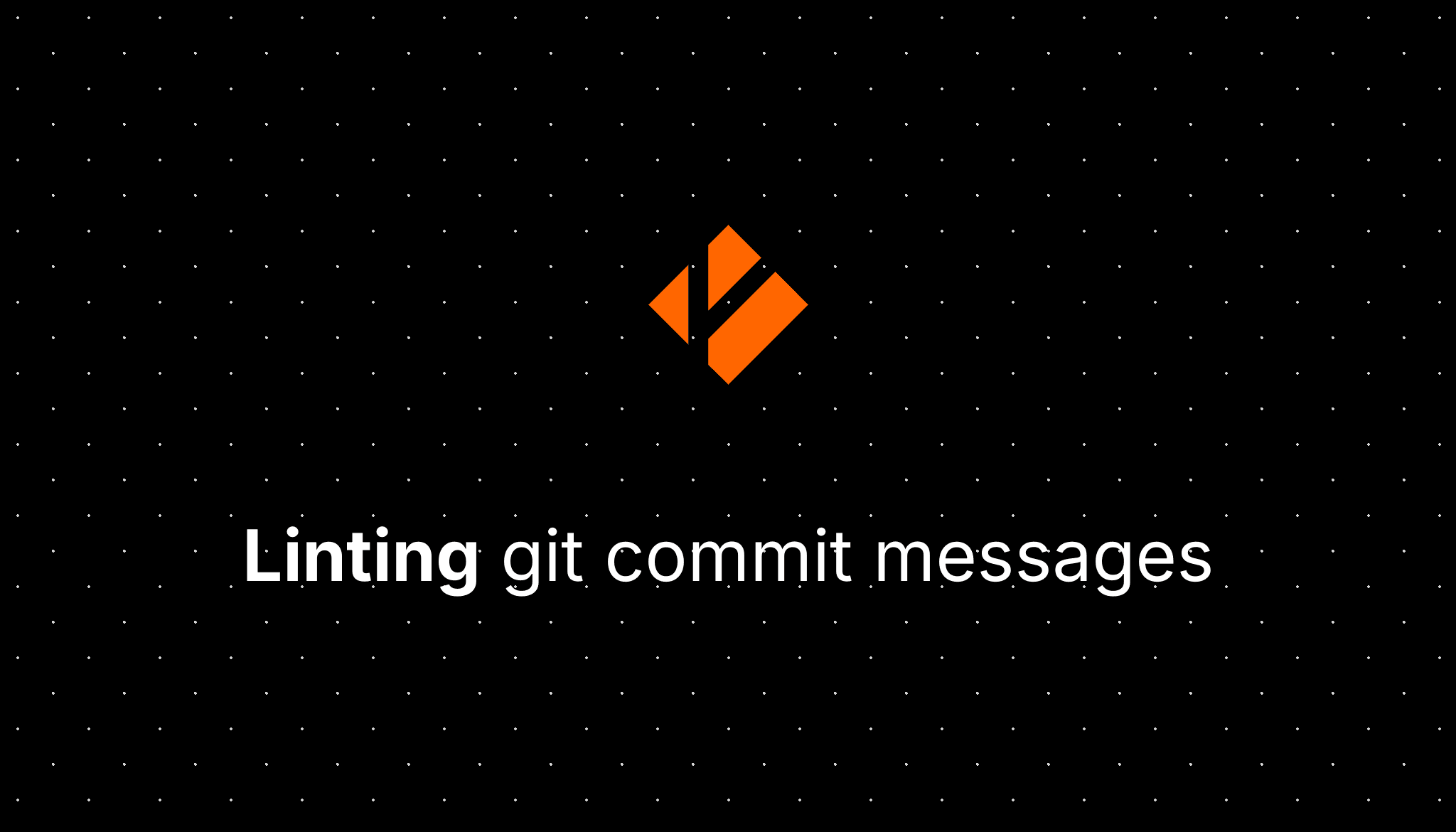 Cover Image for Automating commit message patterns with @commitlint/cli