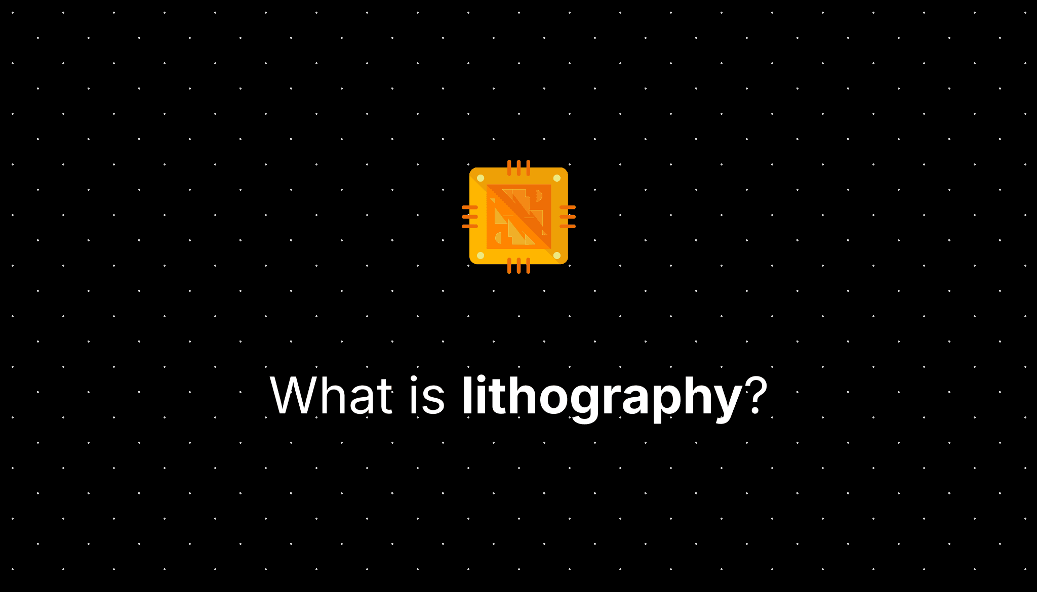 Cover Image for What is lithography?